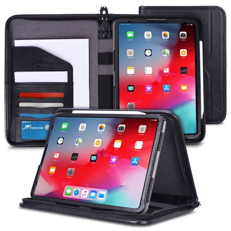 roocase ipad pro  case  premium executive portfolio leather case detachable sleeve