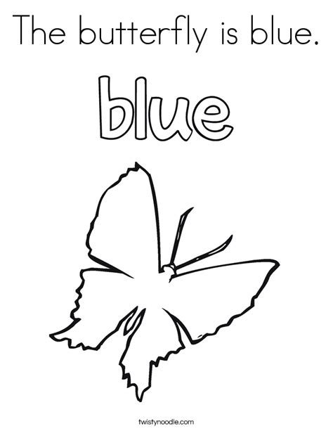 blue coloring sheet coloring pages
