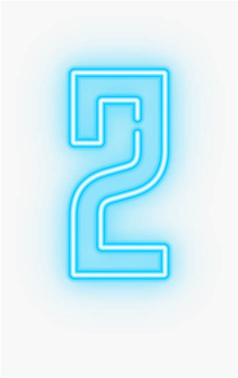 neon number transparent clip blue neon numbers png  transparent clipart clipartkey