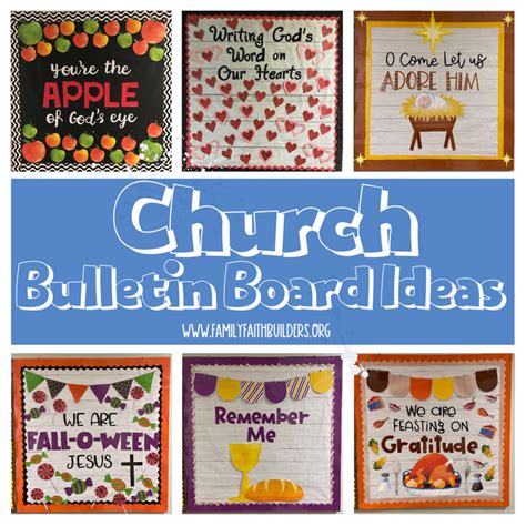 church bulletin board ideas family faith builders