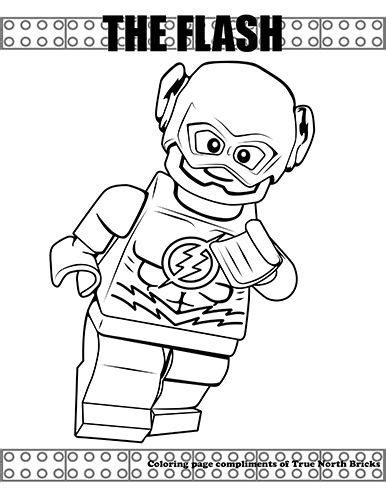 coloring page  flash coloring lego coloring pages lego