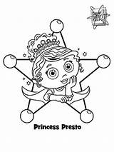 Presto Princess Coloring Superwhy Frame Pages Why Super Getdrawings Getcolorings sketch template