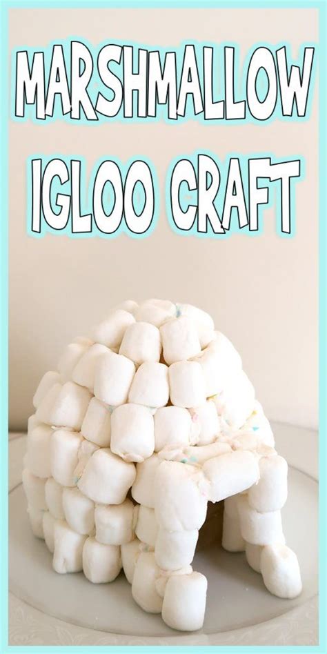 marshmallow igloo craft woo jr kids activities childrens