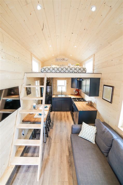 tiny dream home  wheels   sleeping lofts