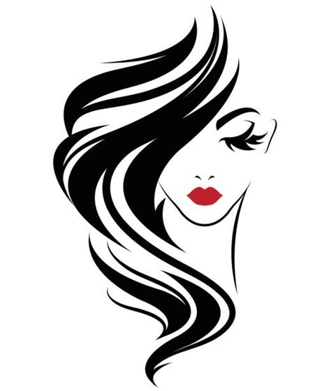 black hair stylist illustrations royalty free vector graphics and clip