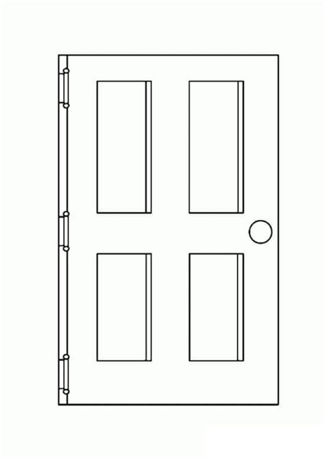 door coloring pages  printable coloring pages  kids