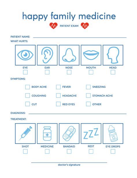 play doctor checklist printable printable world holiday