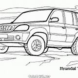 Coloring Rav4 Toyota Cockroach Hyundai Pages sketch template