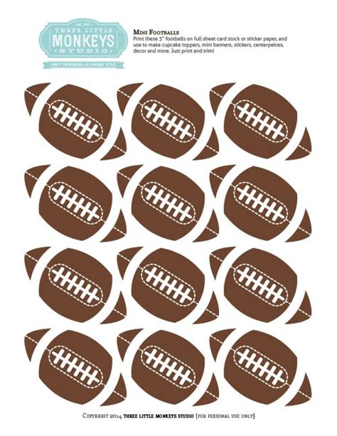 football party printables artofit