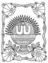 Coloring Chalice Uua sketch template