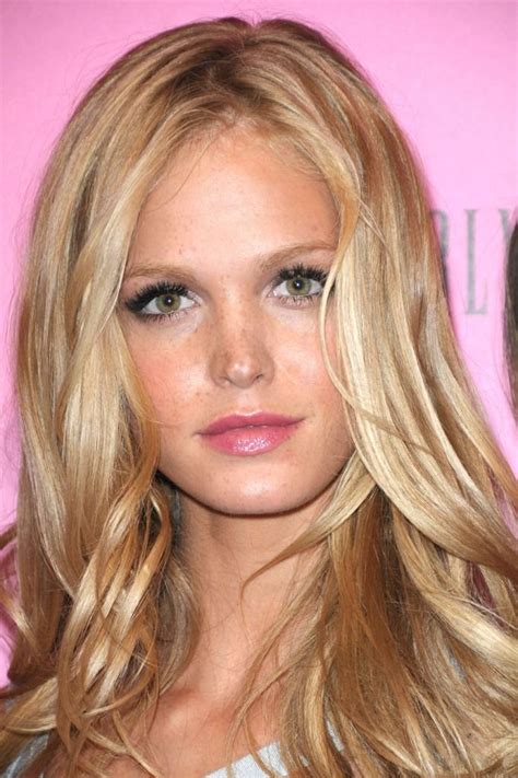 erin heatherton freckles natural hair face pinterest pink lips shades of blonde and
