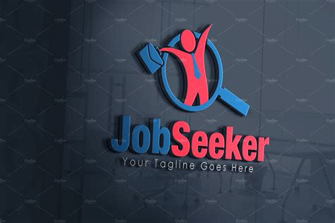 job seeker logo logo templates creative market