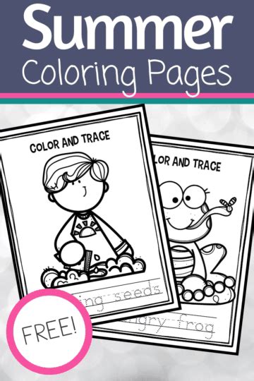 printable summer coloring pages  preschoolers