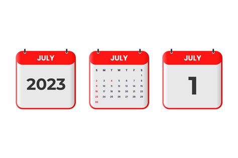 july  calendar design st july  calendar icon  schedule