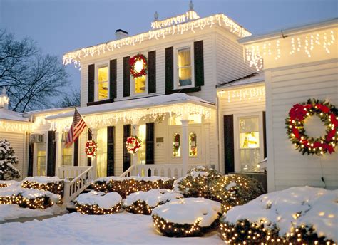 christmas lights front  house decoomo
