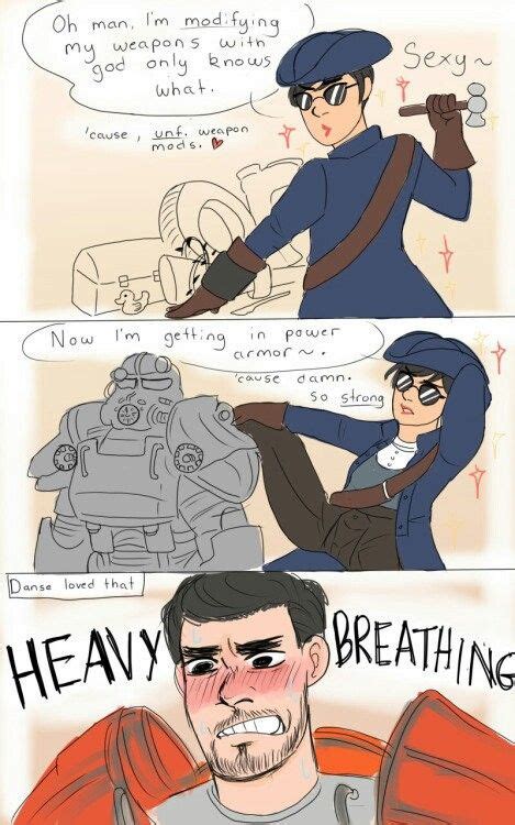 Heavy Breating Fallout Funny Fallout Comics Fallout Meme