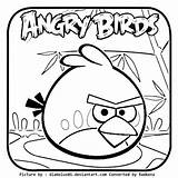 Angry Birds Coloring Seasons Artworks Bird Red sketch template