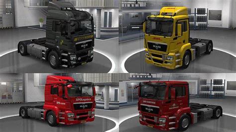 man tgs skin pack v1 0 ets2 euro truck simulator 2 mods