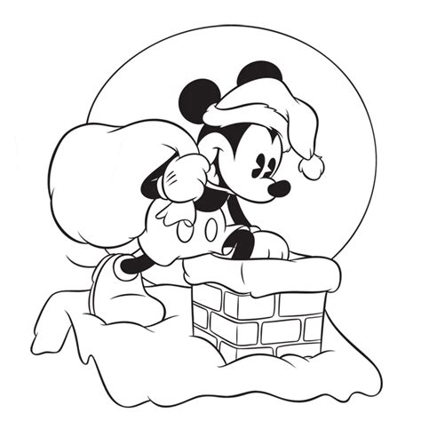 mickey mouse christmas coloring pages loudlyeccentric