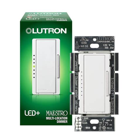 lutron maestro dimmer companion  switch   master electrical