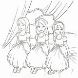 Coloring Barbie Pages Princess Popular sketch template