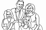 Obama Coloring Michelle Pages Barack Printable President Getdrawings Drawing Getcolorings Color Kids Print sketch template