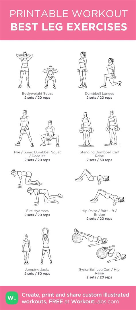 pin on at home leg workouts for women