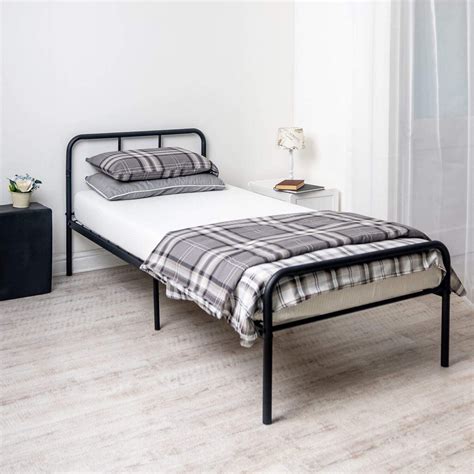 black single metal curved bed frame bedsalecom