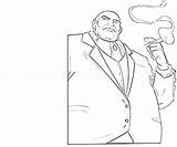 Kingpin Coloring Pages Fisk Wilson Ability Marvel Another sketch template