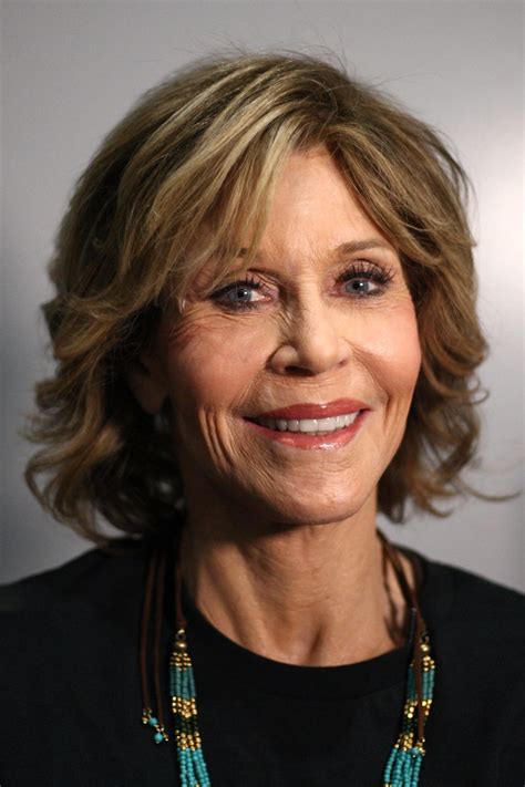 Jane Fonda Short Wavy Cut Jane Fonda Hair Looks
