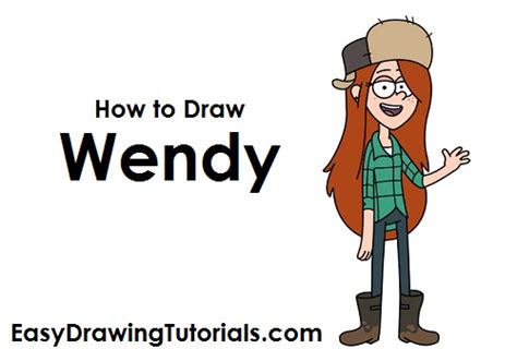 How To Draw Wendy Corduroy Gravity Falls