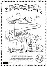 Coloring Pages Lech Lecha Parashat Parsha Para Actividades Parshat Kids Colouring Sheets Yitro Jewish Crafts Printable Toldot Colorear Manualidades Challah sketch template