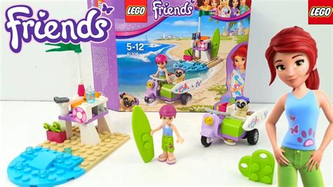 Lego Friends Mia S Beach Scooter 2017 Building Review