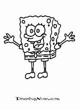 Drawingnow Spongebob sketch template