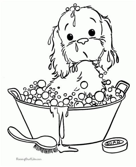 kids printable puppy coloring pages lcf