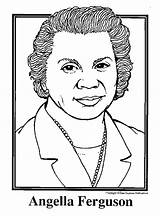 History Month Coloring Pages Angella Ferguson Sickle Cell Sheet Famous Sheets Book Dorothea Kids Preschoolers Anemia African American Activities Coloringbookfun sketch template