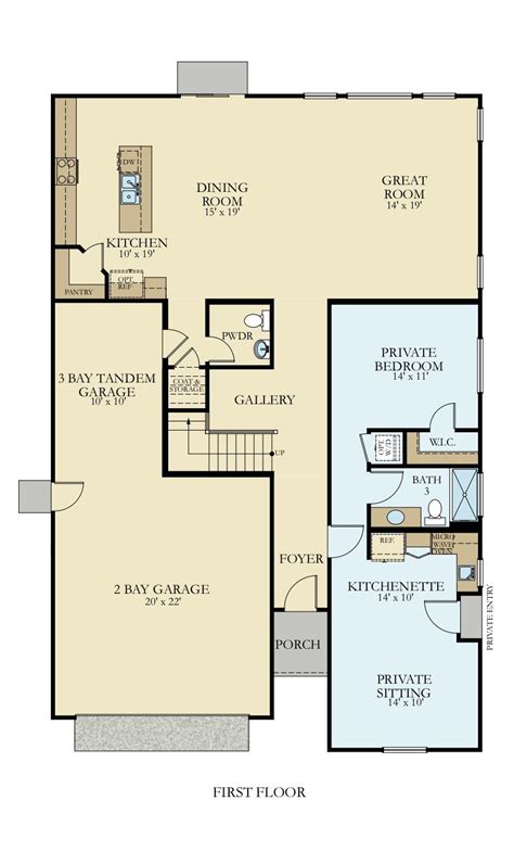 story home  mother  law suite  floorplan includes  bedrooms  bathrooms
