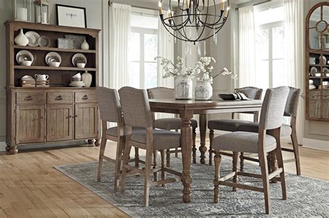 ashley furniture tanshire dining set counter height dining room