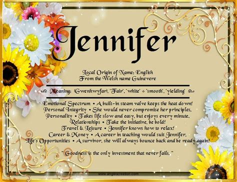 name meaning jennifer names with meaning names meant to be