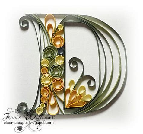 letter  quilled quilling letters paper quilling designs quilling