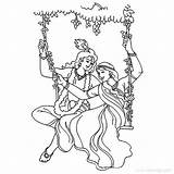 Krishna Swing Radhe Radha Xcolorings 500px 49k sketch template