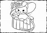 Coloring Pages Cat Printable Getdrawings sketch template