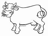 Cow Coloring Pages Cartoon Printable Dairy Moo Cows Animals Clipart Drawing Colouring Spots Animal Cliparts Tuesday Print Color Para Clip sketch template