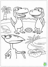 Coloring Dinokids Dinosaur Train Close sketch template