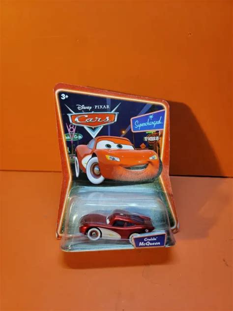 Disney Pixar Cars Cruisin Lightning Mcqueen Diecast Vehicle Mattel 11
