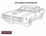 Dodge Editing Mopar Lineart sketch template