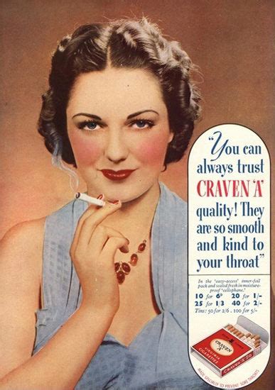 craven a virginia cigarettes kind to your throat mad men art