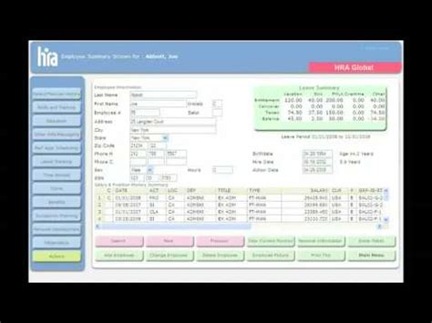 hris human resources software youtube