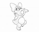 Birdo Coloring Pages Funny Another sketch template