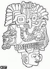 Zapotec Mask Coloring Owl Clay Sculpture Aztec Pages Lessons sketch template